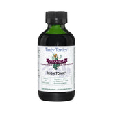 Vitanica Hierro Tónico: frasco de vidrio verde con sabor mora para uso diario.