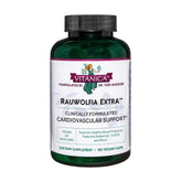 Vitanica Rauwolfia Extra: botella de cápsulas, apoyo a la salud arterial y presión en rango cómodo