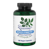 Vitanica Senior Symmetry, frasco de cápsulas, apoyo nutricional diario para mayores.
