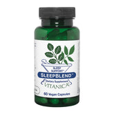 Vitanica Sleepblend botella, descanso suave gracias a su fórmula no adictiva