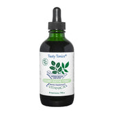 Vitanica tonico calmante para calambres, bote verde para uso diario.