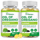 Vitarenew cápsulas de aceite de orégano para apoyo diario.