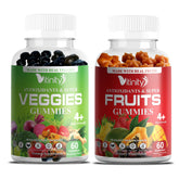 Gominolas de fruta real de VITINITY para energía diaria