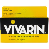 Vivarin tableta cafeina 200mg: energia rapida para estudiar o trabajar