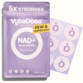 Parche NAD+ Vytadose 5X visto de frente para energía diaria