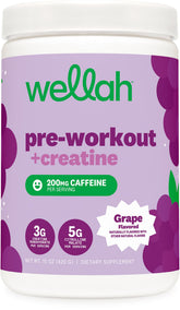 Wellah Pre-Entrenamiento Uva, bote: energía previa al entrenamiento