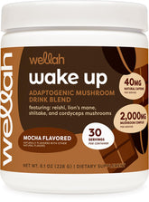 Wellah Wake Up: empaque mocha adaptogeno para empezar el día