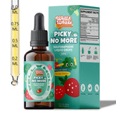 Well&Whole: botella vertiendo gotas para niños