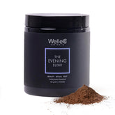 WelleCo Elixir Nocturno, taza de cacao caliente para relajación y brillo de la piel.