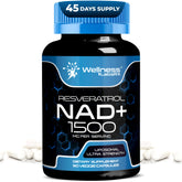 WELLNESS LABSRX Liposomal NAD 1500mg - botella, energía sostenida para el día