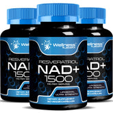 Cápsulas NAD liposomico de WELLNESS LABSRX para absorción avanzada y energía sostenida