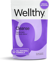 Wellthy desintoxicación cápsulas en botella para apoyo digestivo diario