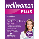 Wellwoman Plus tableitas y cápsulas para vitalidad diaria