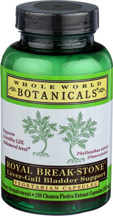 Royal Chanca Piedra de Whole World Botanicals: cápsulas vegetarianas para uso diario