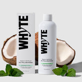 WHYTE enjuague con aceite de coco para limpieza bucal profunda