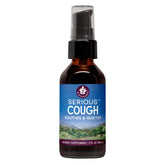 WishGarden Serious Cough: botella-vertido para aplicación rápida de hierbas, alivio suave de la garganta.