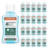 Xuezoioy mini enjuague bucal mentolado 35 ml para viaje, aliento fresco