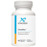 XYMOGEN CholeRex botella: complemento para apoyar lípidos saludables y bienestar cardiovascular.