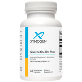 Botella de XYMOGEN Quercetina 20× Plus para apoyo inmunitario diario