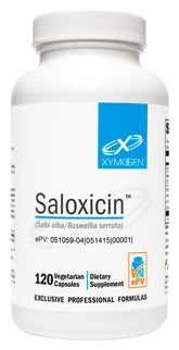 XYMOGEN Saloxicin: botella frontal para apoyo antioxidante diario.