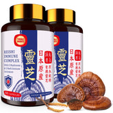 Yasumako Reishi 1500mg: cápsulas fáciles de tragar para bienestar diario.