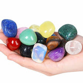 Piezas de cristal naturales YATOJUZI en mezcla 12 piezas para decoración y meditación