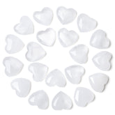 YATOJUZI Corazón de cuarzo transparente, ideal para meditación y equilibrio emocional suave.