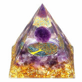 Torre YATOJUZI de amatista para chakras, favorece la concentración durante la meditación.