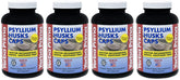 Yerba Prima cápsulas de psyllium, botella: apoyo para la regularidad diaria.