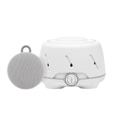 YOGASLEEP DOHM, frente del dispositivo blanco y gris, sonido natural para dormir.