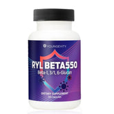 Youngevity Beta550 cápsulas en frasco para apoyo inmunológico diario