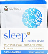Youtheory polvo para dormir Paquetes Avanzados: empaque con 21 sobres para dormir mejor