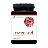 Youtheory Resveratrol: botella frontal para apoyo antioxidante diario