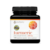 Youtheory Turmeric Extra Strength, botella, apoyo diario a la movilidad