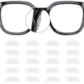 YR Almohadillas nasales adhesivas claras, frente de gafas, ofrecen ajuste cómodo y seguro.
