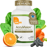 Zahler AccuVision: caja de cápsulas para apoyo diario de la salud ocular.