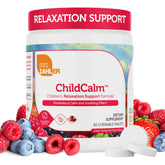 Zahler ChildCalm fruta-punch, botella con tabletas, sabor para niños y calma suave.