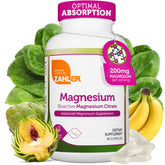 Zahler Citrato de Magnesio Bioactivo 200 mg, envase para uso diario