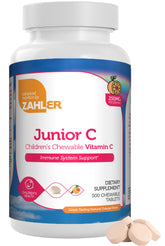 Zahler Junior C Avanzado envase frontal con sabor naranja para niños