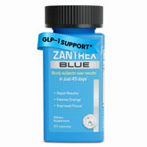 Botella de Zantrex Blue con energía lista para un día activo.