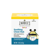 Zarbee's Balsamo de pecho para bebé en bote, calma suave y segura.