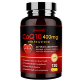 ZEBORA CoQ10-400mg cápsulas-vegetales con beneficio de absorción estable