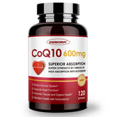 ZEBORA CoQ10 en botella para energía diaria y consistencia