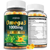 Gomas ZEGBALP Omega-3 sabor mango, apoyo diario a la salud