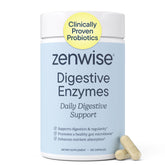 Zenwise Digestivo, botella, apoyo digestivo equilibrado tras comidas.