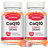 Zetelixia CoQ10, dos paquetes, fácil traslado diario para energía sostenida.