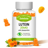 Gomitas Zetelixia Luteina 25 mg con mango, apoyo visual diario.