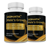 Zonata, suplemento para hombres, botella de dos packs para apoyo de energía diaria