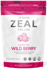 Zurvita Zeal para la Vida, bolsa de 30 días, sabor frutos silvestres para vitalidad diaria