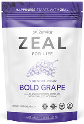 Zurvita Zeal para la Vida, lata frontal: fuente de nutrición diaria.